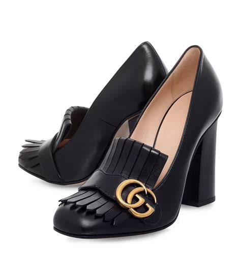 gucci loafer with heel